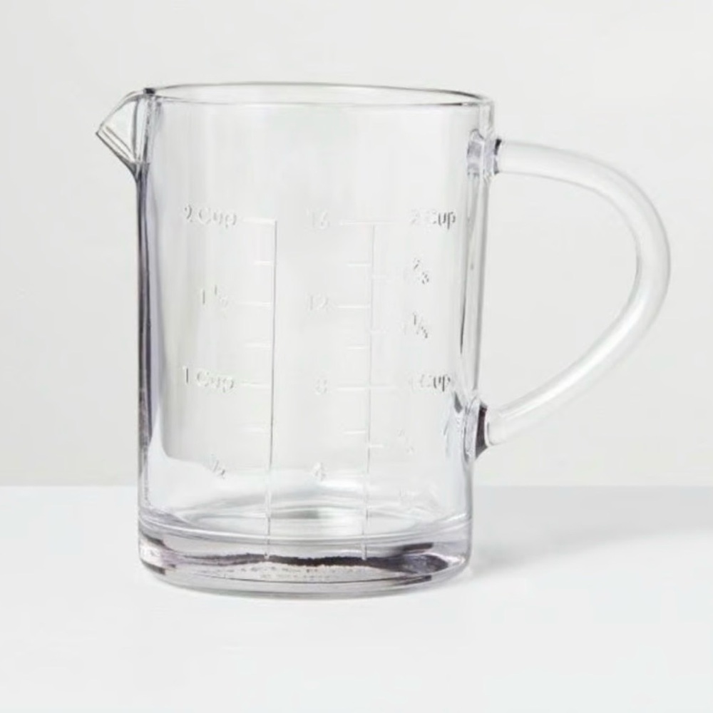 Hearth & Hand Clear Glass Measuring Cup 16 oz